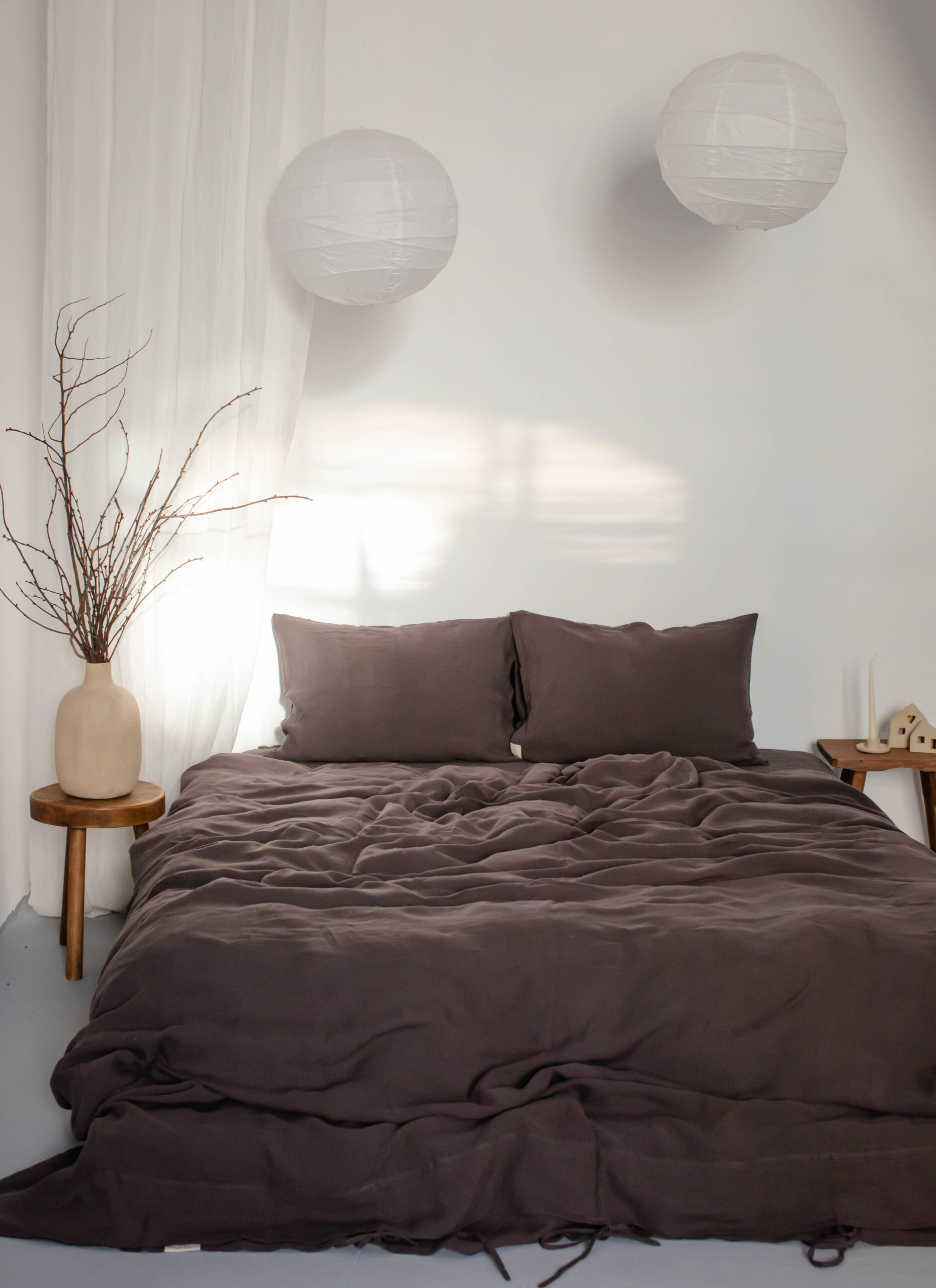 Chocolate Lust Set 50x70 Pillowcases and 220x220 Quilt Cover