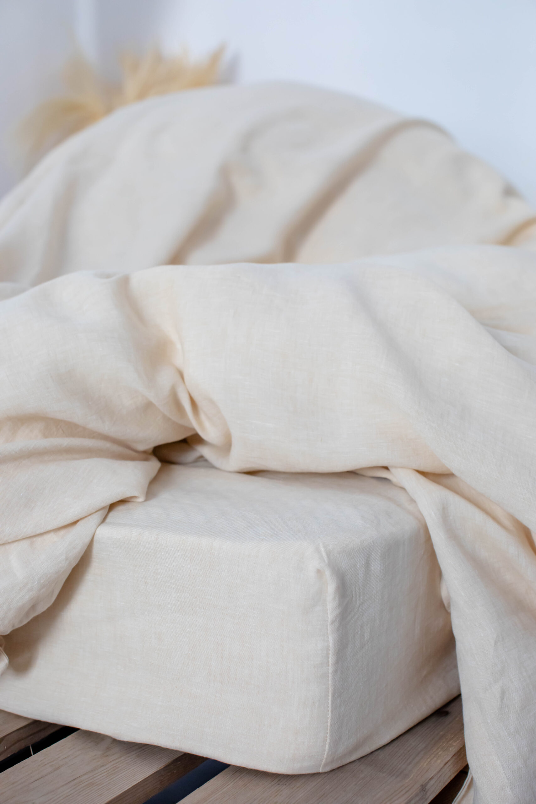 Vanilla Cream Set 90x200 Sheet and 150x200 Quilt Cover