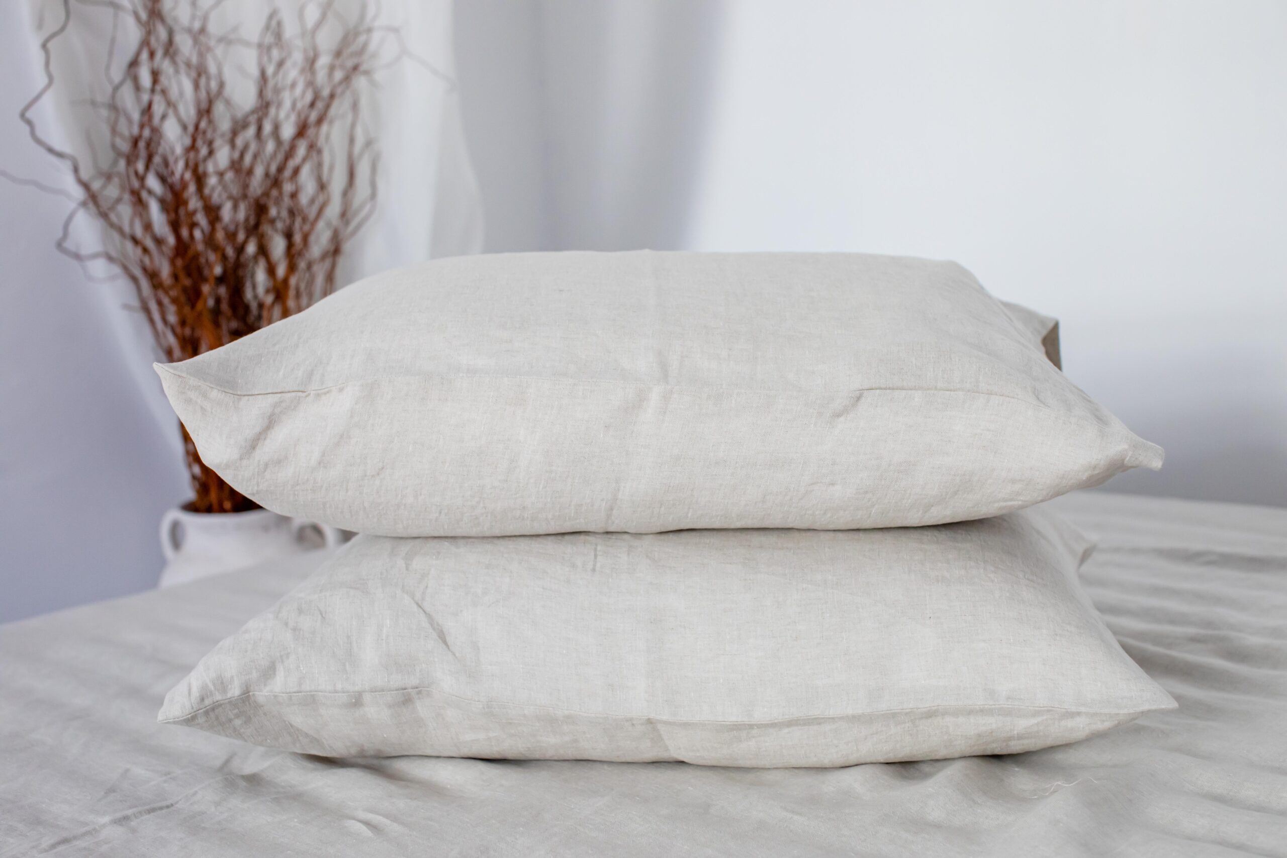 Natural Set 60x60 Pillowcases and 200x220 Quilt Cover