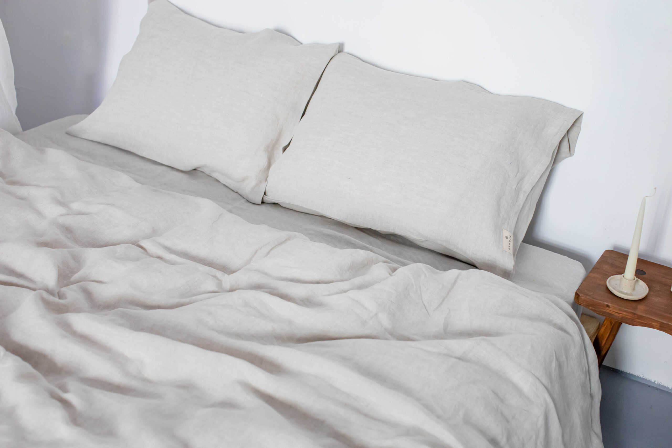 Natural Set 90x200 Sheet and 150x200 Quilt Cover