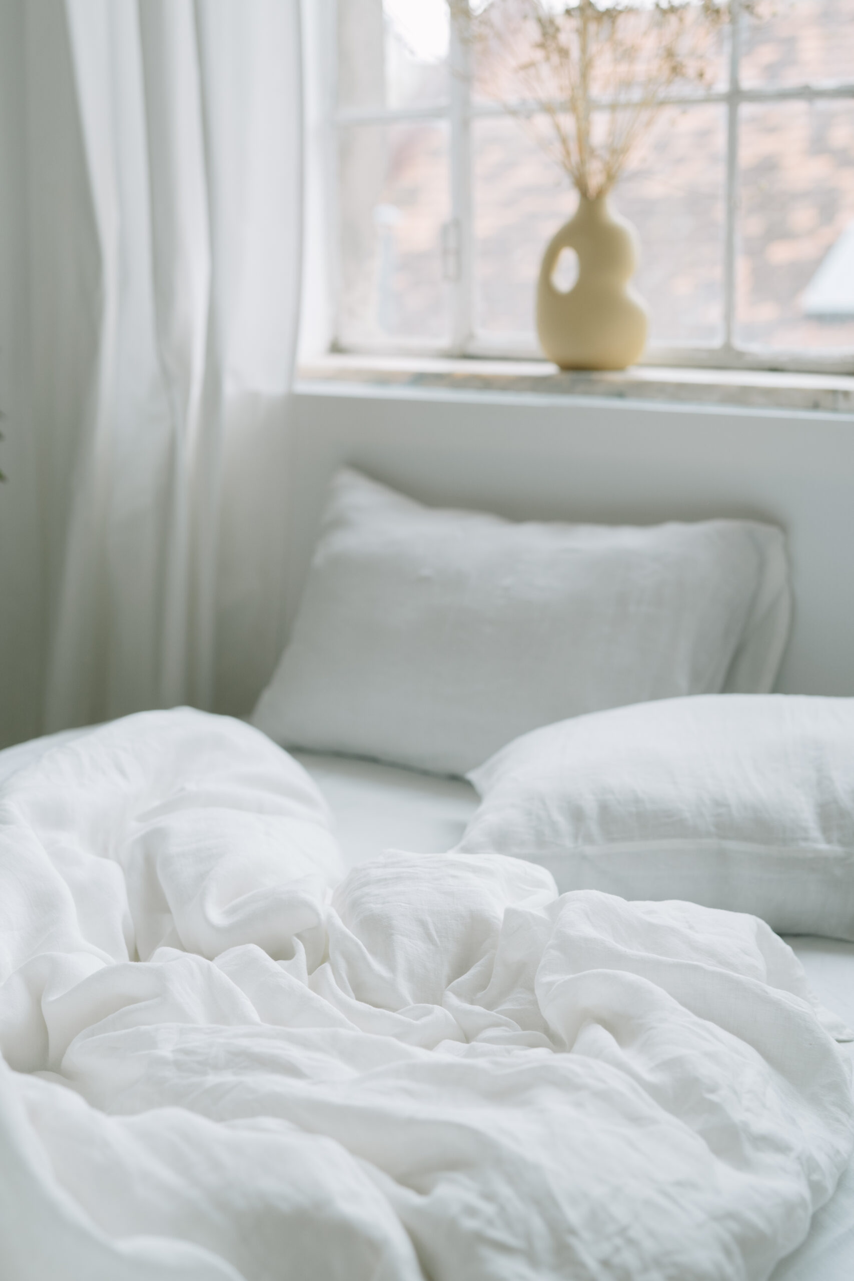 Gentle White Set 80x80 Pillowcases and 220x240 Quilt Cover