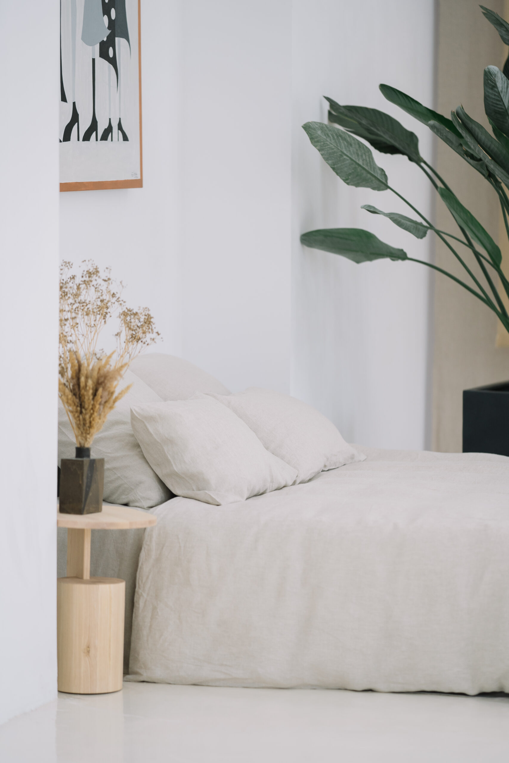 Natural Set 50x60 Pillowcases and 200x200 Quilt Cover