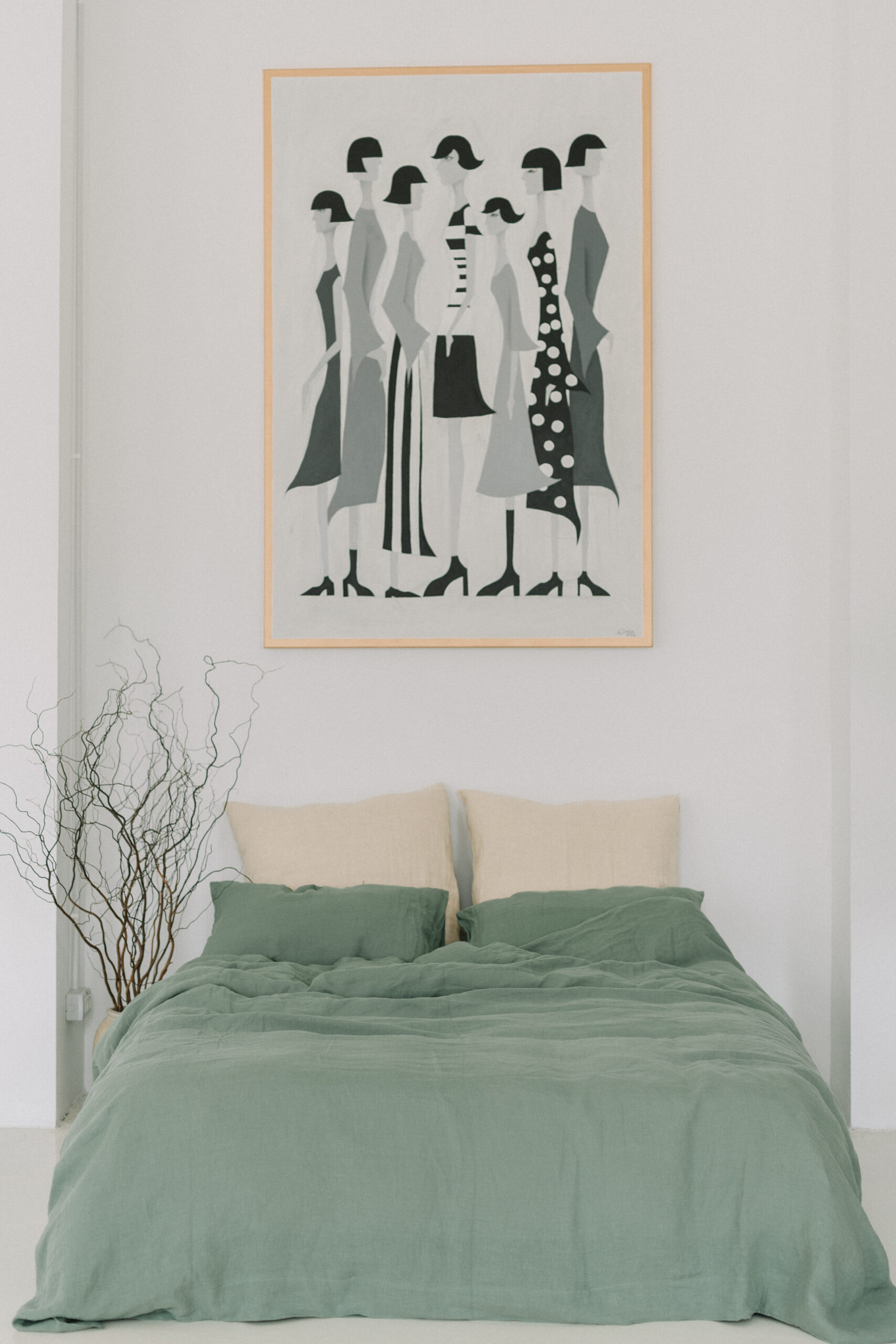 Mint Green Set 80x80 Pillowcases and 220x240 Quilt Cover