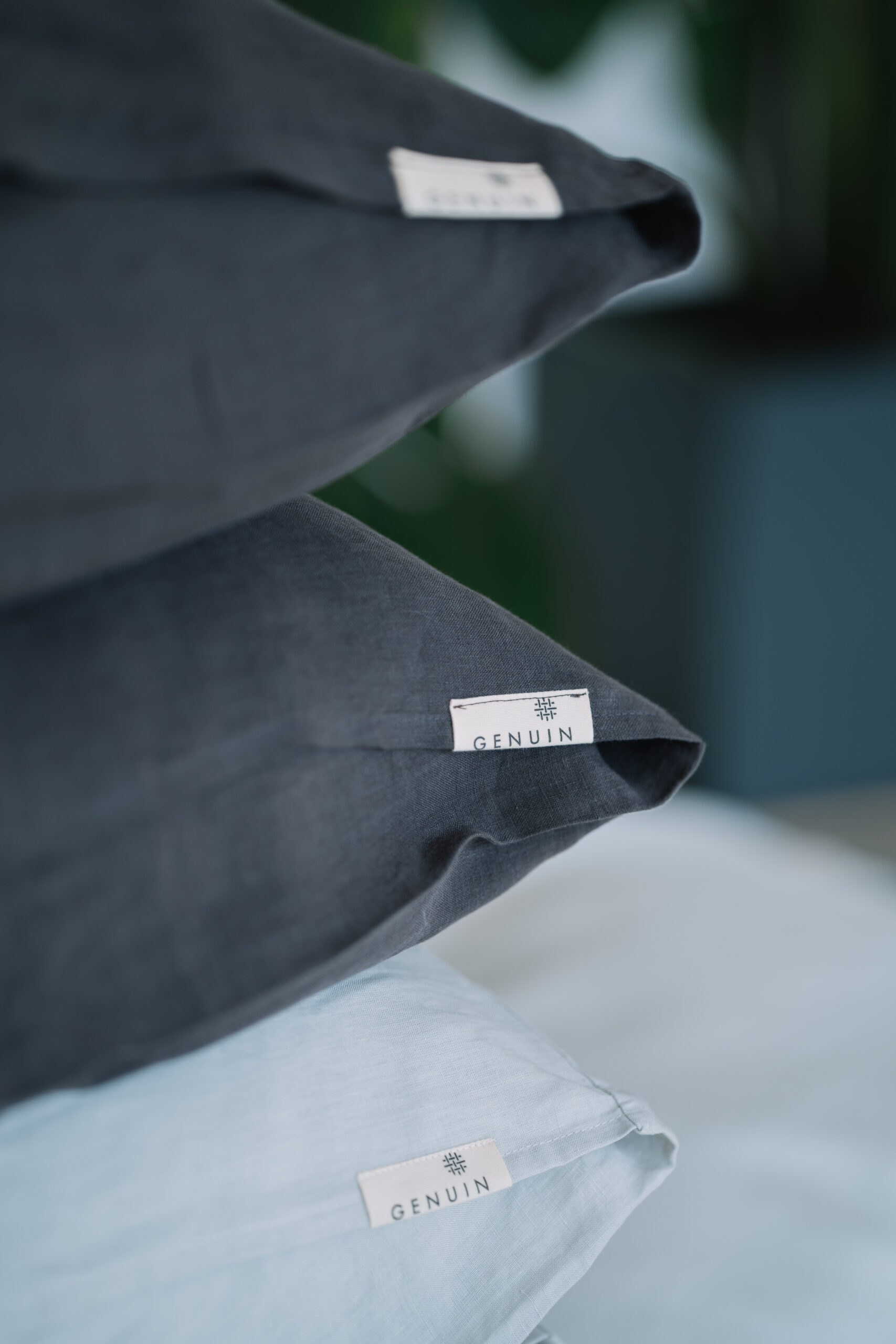 Stormy Grey Set 60x60 Pillowcases and 220x220 Quilt Cover