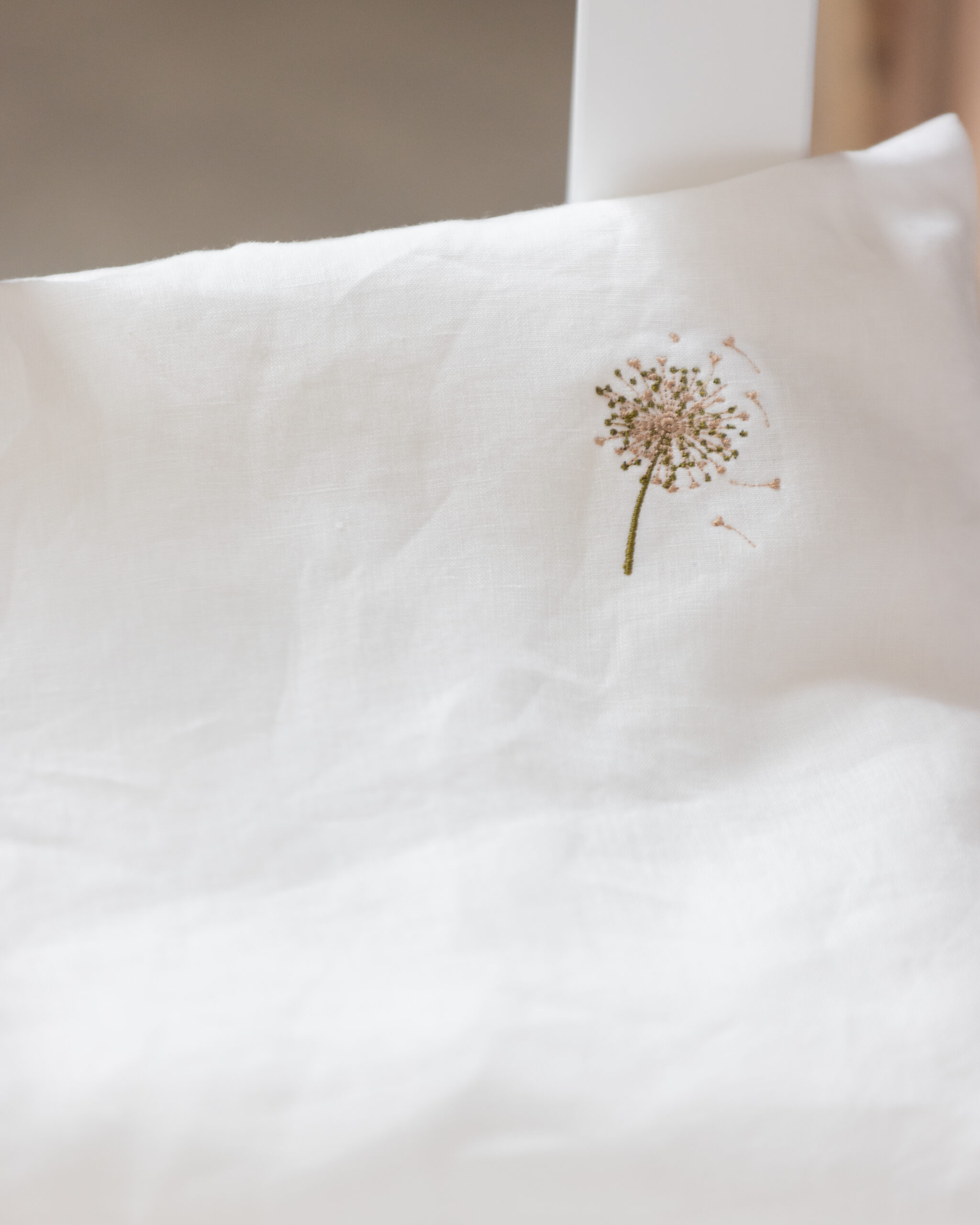 Dandelion Pillowcase and Sheet Set