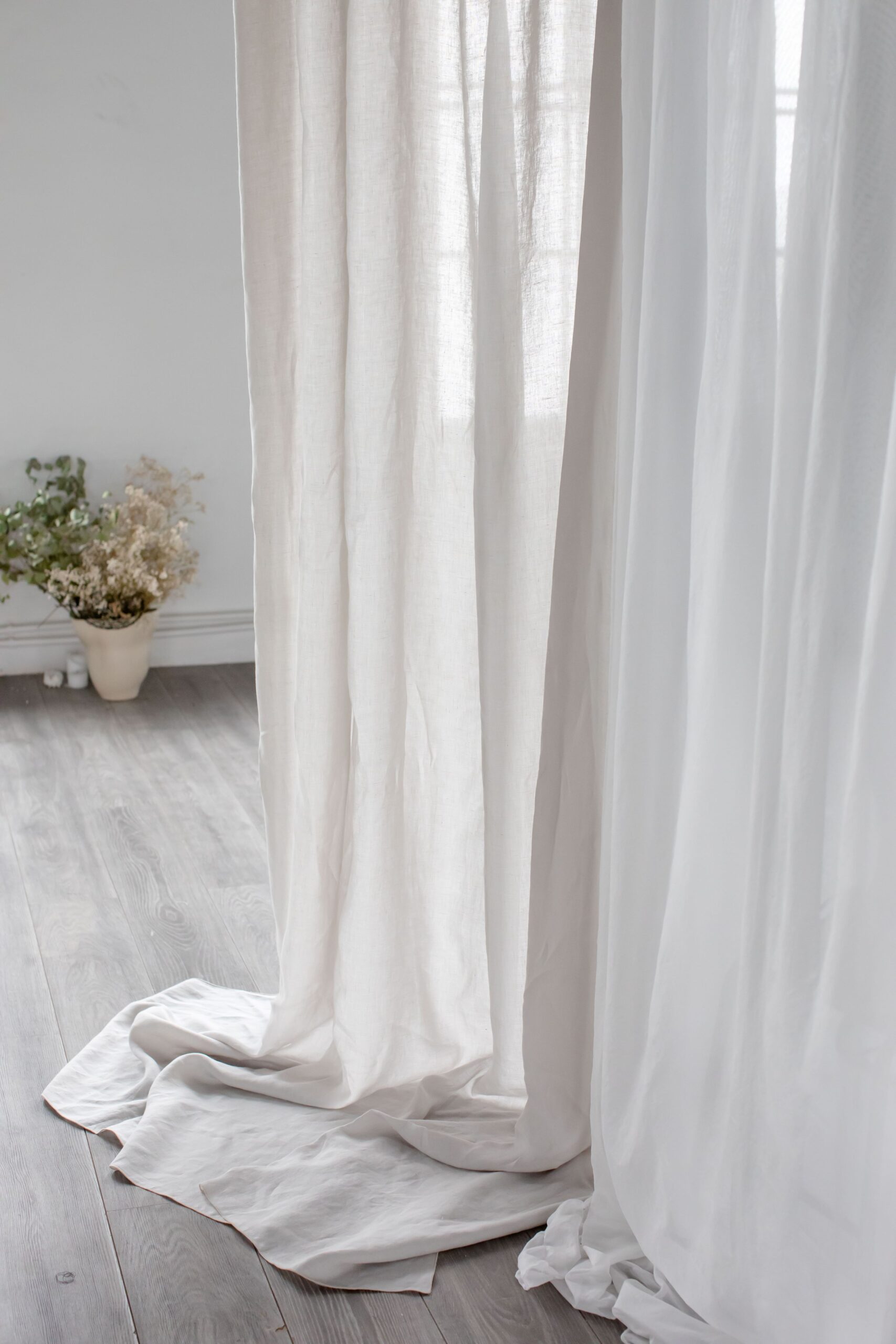 Medium dense curtain Natural 160x270