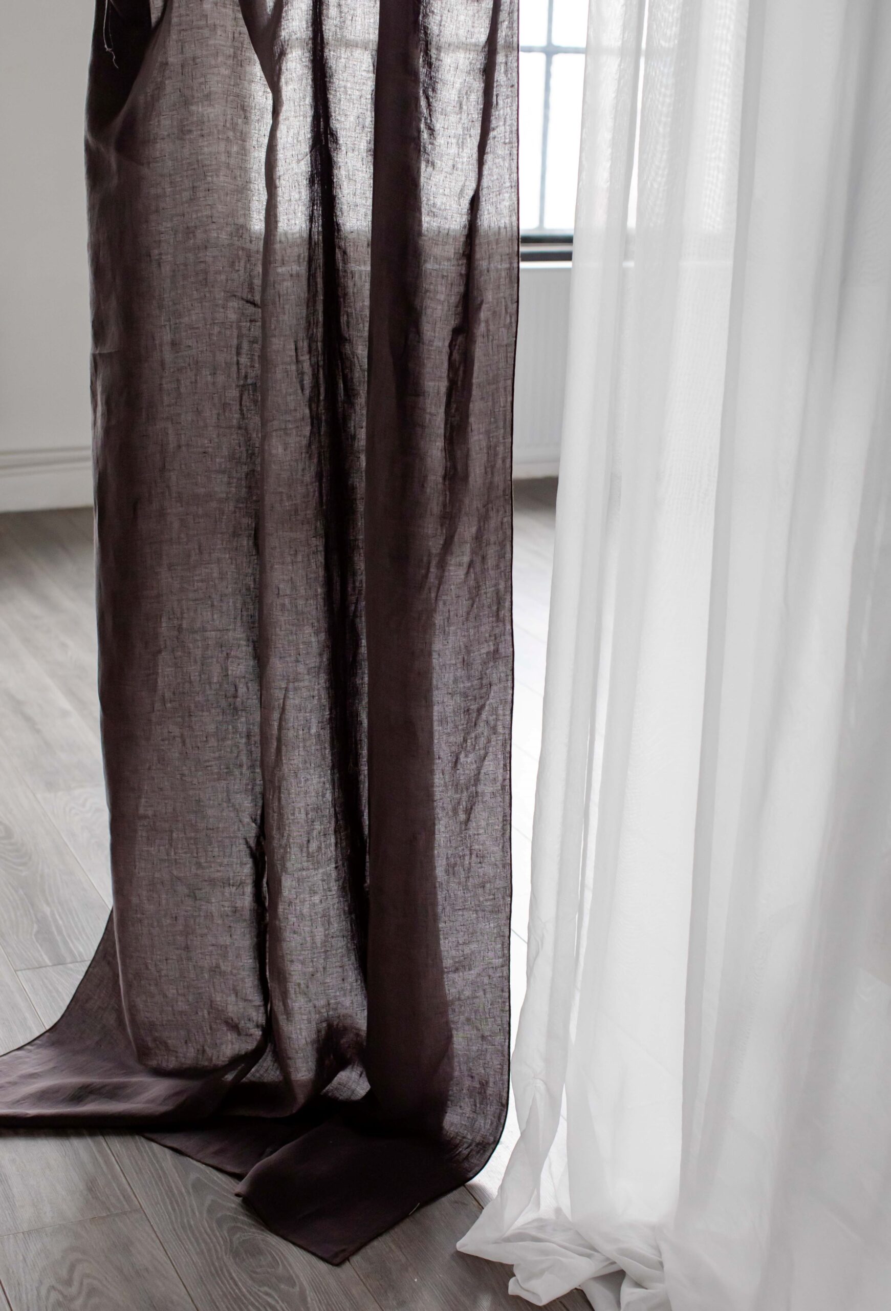 Medium dense curtain Storm Gray 160x270