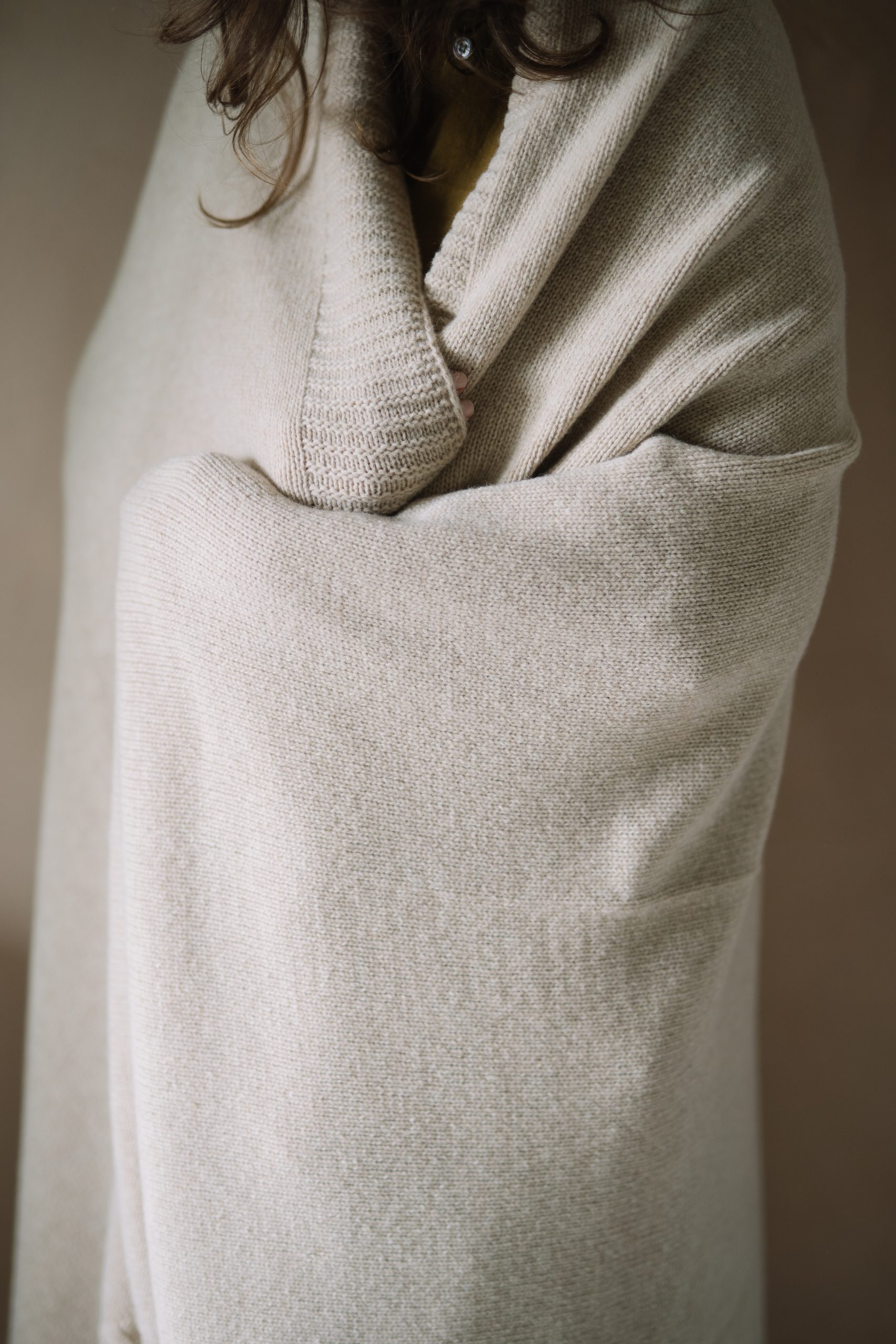 Merino Blanket Vanilla Cream 130x170cm