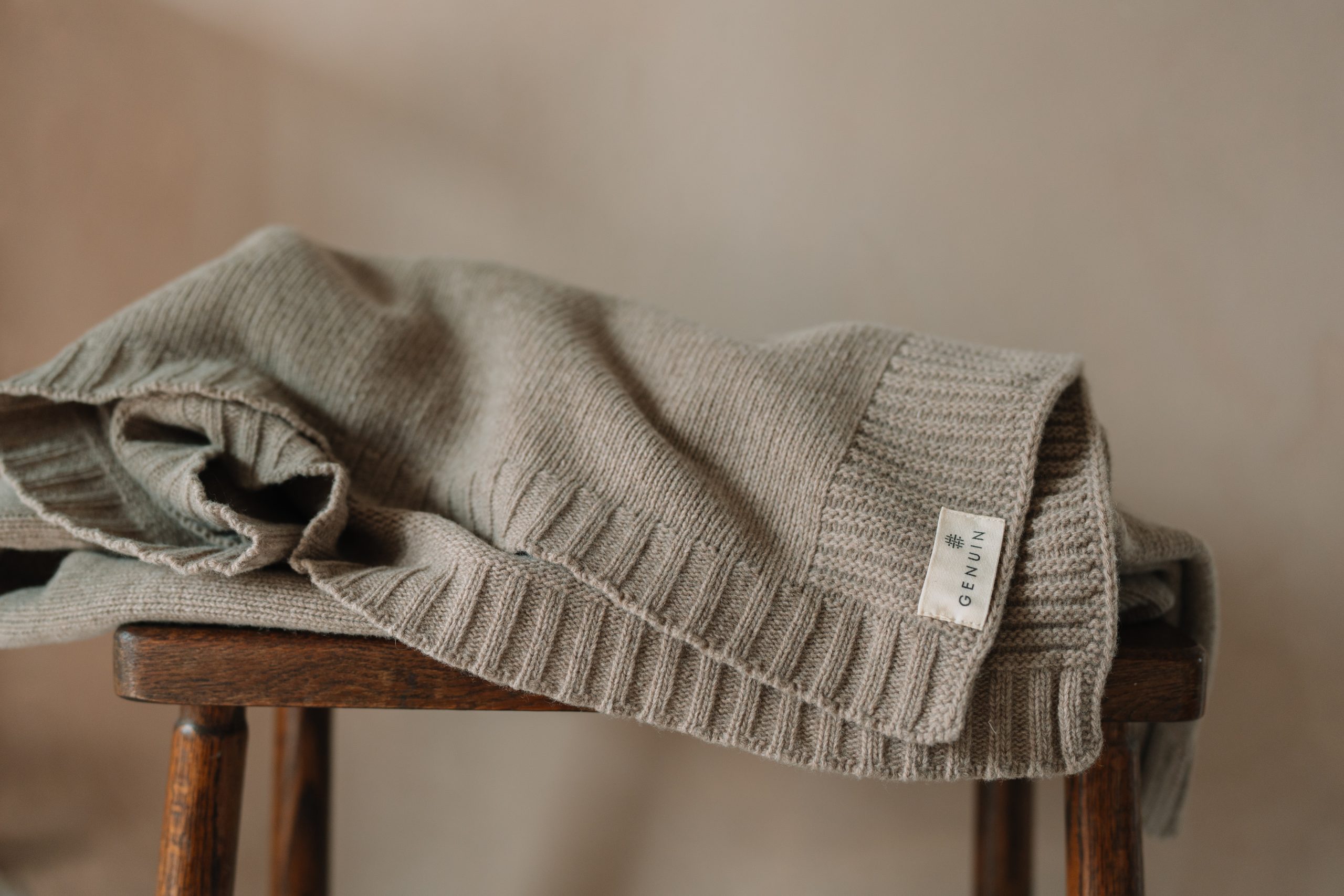 Merino Blanket Natural 130x170cm