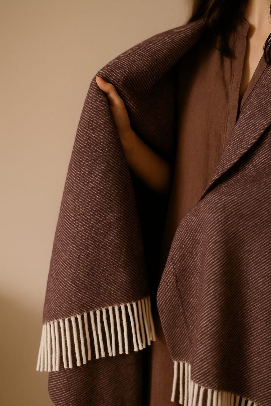 Elements Blanket 50% Australian Wool 50% Cashmere140x200 cm Earth Brown