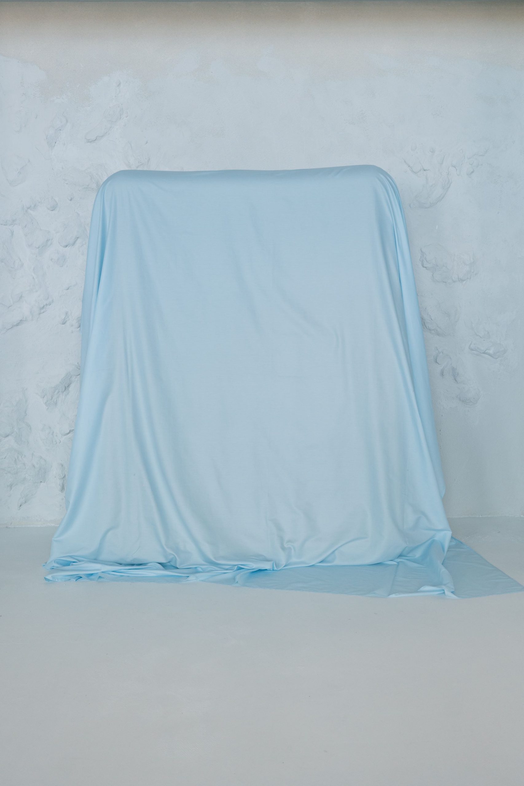Sateen Cotton Bedsheet Water Blue